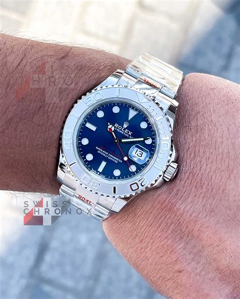 Rolex yacht master blue dial 40mm